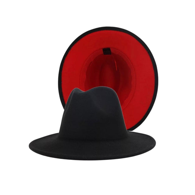 Red Bottom Fedora Hats