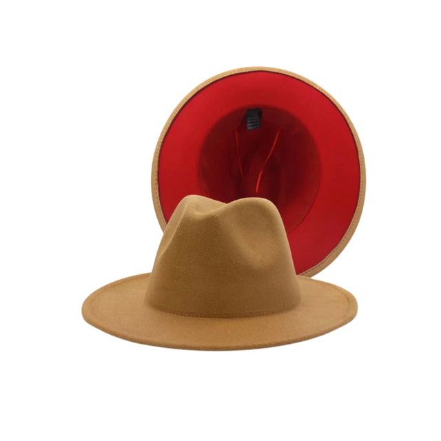 Red Bottom Fedora Hats